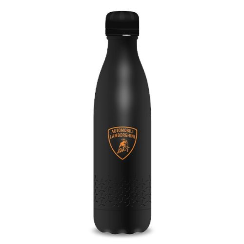 Kulacs duplafalú ARS UNA fém BPA-mentes 500 ml Lamborghini fekete