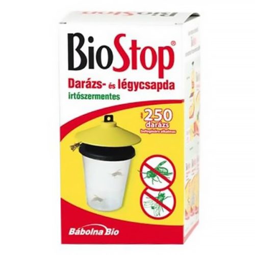 Rovarírtó darázs- és légycsapda BIOSTOP irtószermentes