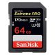 Memóriakártya SANDISK SDXC Extreme Pro 64 GB