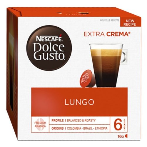 Kávékapszula NESCAFE Dolce Gusto Caffé Lungo 16 kapszula/doboz