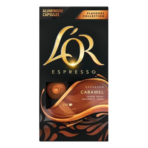 Kávékapszula L'OR Nespresso Caramel karamella ízű 10 kapszula/doboz