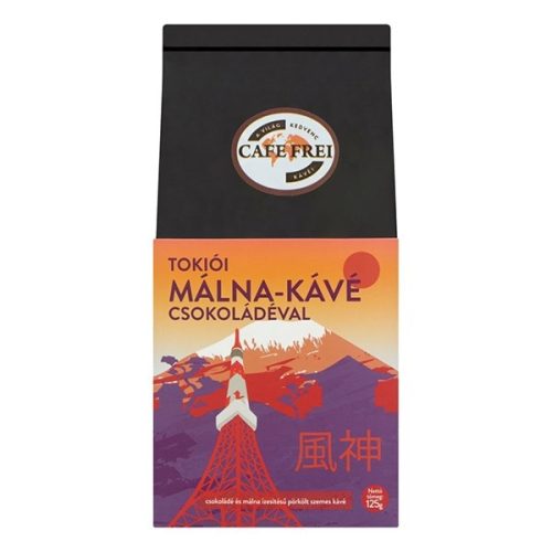 Kávé szemes CAFE FREI Tokiói Csoki-Málna 125g