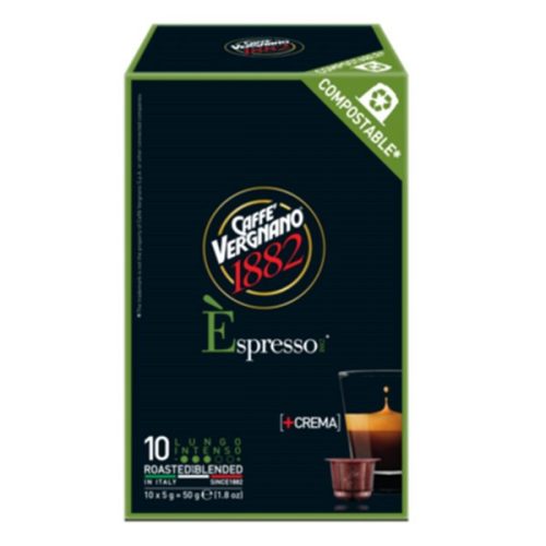 Kávékapszula CAFFÉ VERGNANO Nespresso Lungo 10 kapszula/doboz