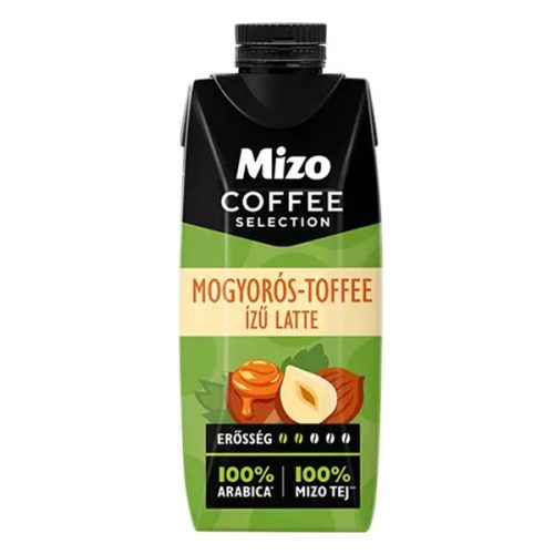 Kávés tej MIZO Coffe Selection Latte Mogyorós Toffee UHT 0,25L