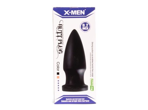 X-MEN 9.2 inch Butt Plug Black