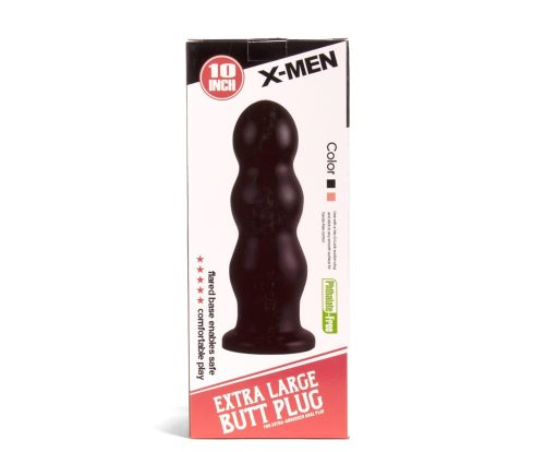 X-MEN 10 inch Butt Plug Black