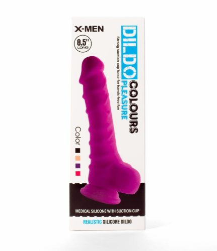 X-MEN 8.5" Dildo Colours Pleasure Black 1