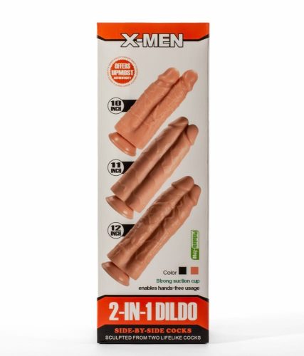 X-Men 10" 2-in-1 Dildo Flesh