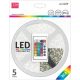 Avide LED SZALAG BLISZTER 12V 7.2W SMD5050 30LED RGB IP65 5m ABLSBL12V5050-30RGB65