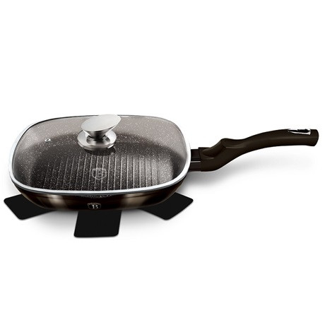 Berlinger Haus GRILL SERPENYŐ FEDŐVEL, 28 CM BH/6612