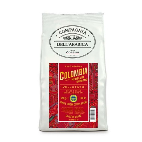 Compagnia dell arabi KÁVÉ SZEMES DCO041 COLOMBIA MEDELLIN 250 GR.