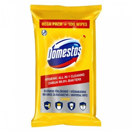 Domestos NEDVES TÖRLŐKENDŐ, 100 DB KHT889