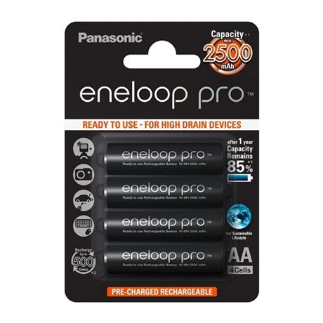 eneloop AKKUMULÁTOR AA/CERUZA 2500MAH, 4DB BK-3HCDE/4BE