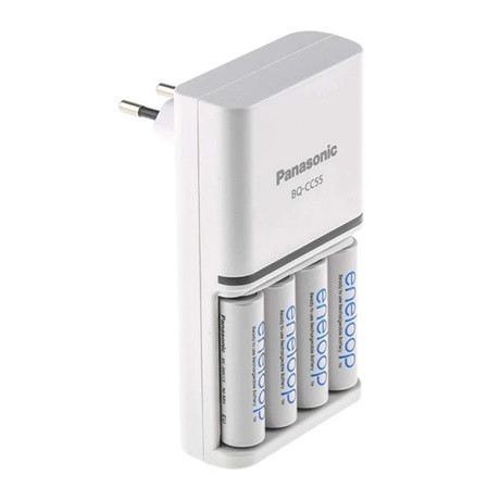 eneloop AKKUMULÁTOR GYORSTÖLTŐ 4DB 2000MAH AA AKKUMULÁTORRAL K-KJ55MCD40E