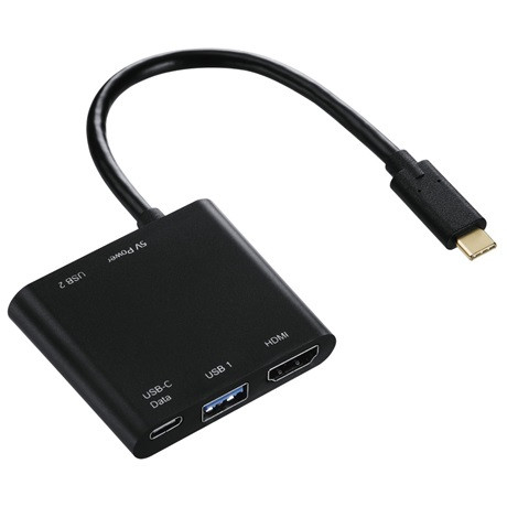 Hama 4in1 USB-C MULTIPORT ADAPTER (2x USB 3.1, HDMI, USB-C) 135729