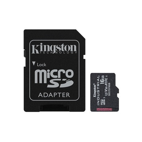 Kingston MEMÓRIAKÁRTYA MICROSDHC 16GB INDUSTRIAL SDCIT2/16GB