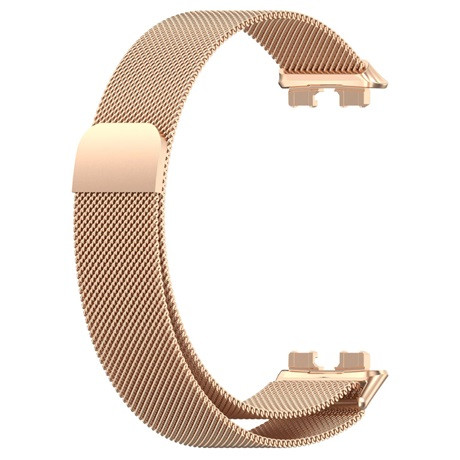 Mybandz HUAWEI BAND 8-MILÁNÓI MÁGNESES FÉM ÓRASZÍJ/ROSEGOLD 23500