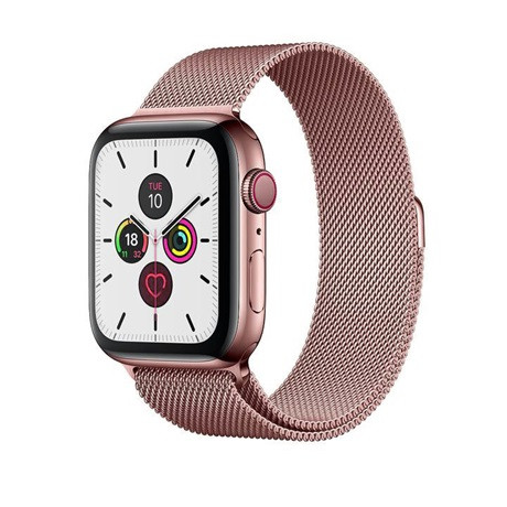 Mybandz APPLE WATCH UTÁNGYÁRTOTT MILÁNÓI FÉM ÓRASZÍJ /PINK-ARANY/ 38/40 MM APW381562