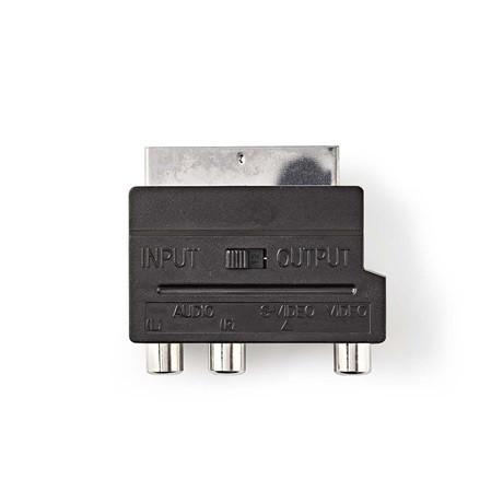 Nedis KAPCSOLHATÓ SCART ADAPTER CVGP31902BK