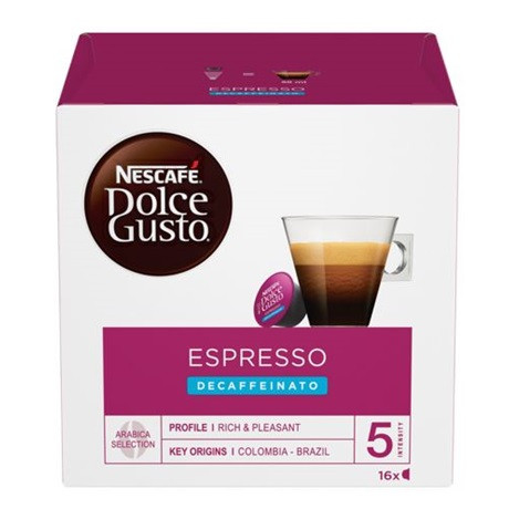 Nescafe DOLCE G KAPSZULA ESPRESSO KOFFEINMENTES