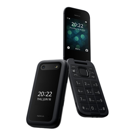 Nokia MOBILTELEFON 2660 4G FLIP DS, BLACK DOMINO