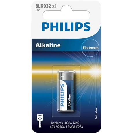 Philips ELEM ALKALI 12.0V 1-BLISZTER 8LR932/01B