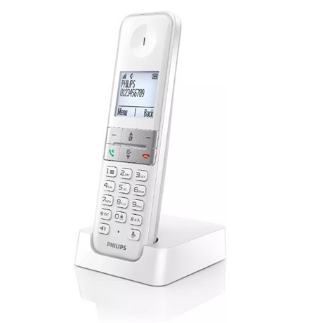 Philips DECT TELEFON fehér 500mAh D4701W/53