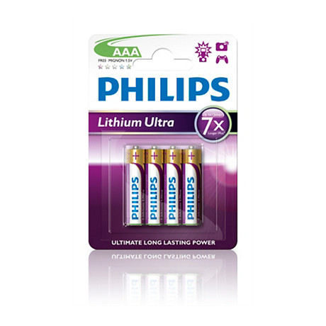 Philips ELEM LÍTIUM ULTRA AAA 4-BLISZTER FR03LB4A/10