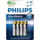 Philips ELEM ULTRA ALKALI AAA 4-BLISZTER LR03E4B/10