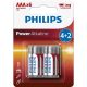 Philips ELEM POWER ALKALI AAA 6-BLISZTER LR03P6BP/10