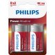 Philips ELEM POWER ALKALI D 2-BLISZTER LR20P2B/10