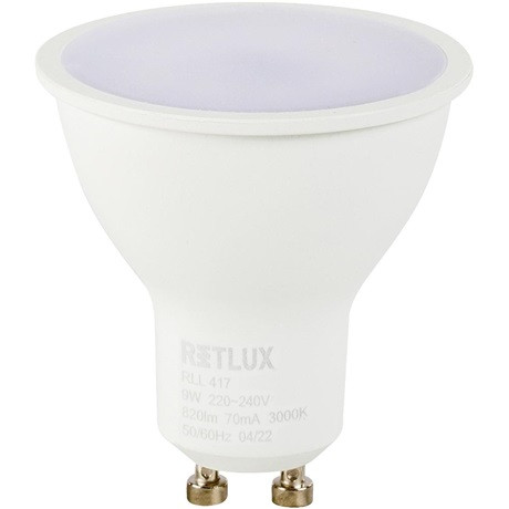 Retlux LED IZZÓ GU10 9W WW RLL 417