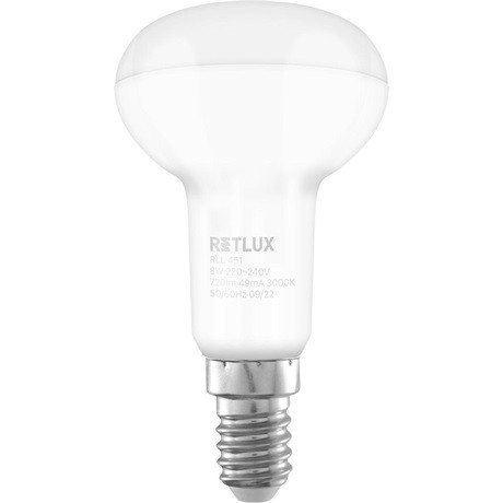 Retlux LED IZZÓ R50 E14 SPOT 8W WW RLL 451