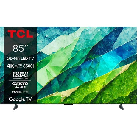 Tcl UHD MINILED QLED GOOGLE SMART TV 85C855