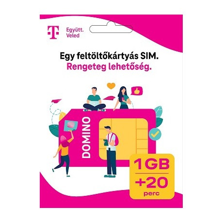 Telekom SIM KÁRTYA DOMINO SIM KÁRTYA (ÚJ)