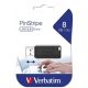 Verbatim PENDRIVE, 8GB, USB 2.0, 10/4MB/SEC, FEKETE 49062